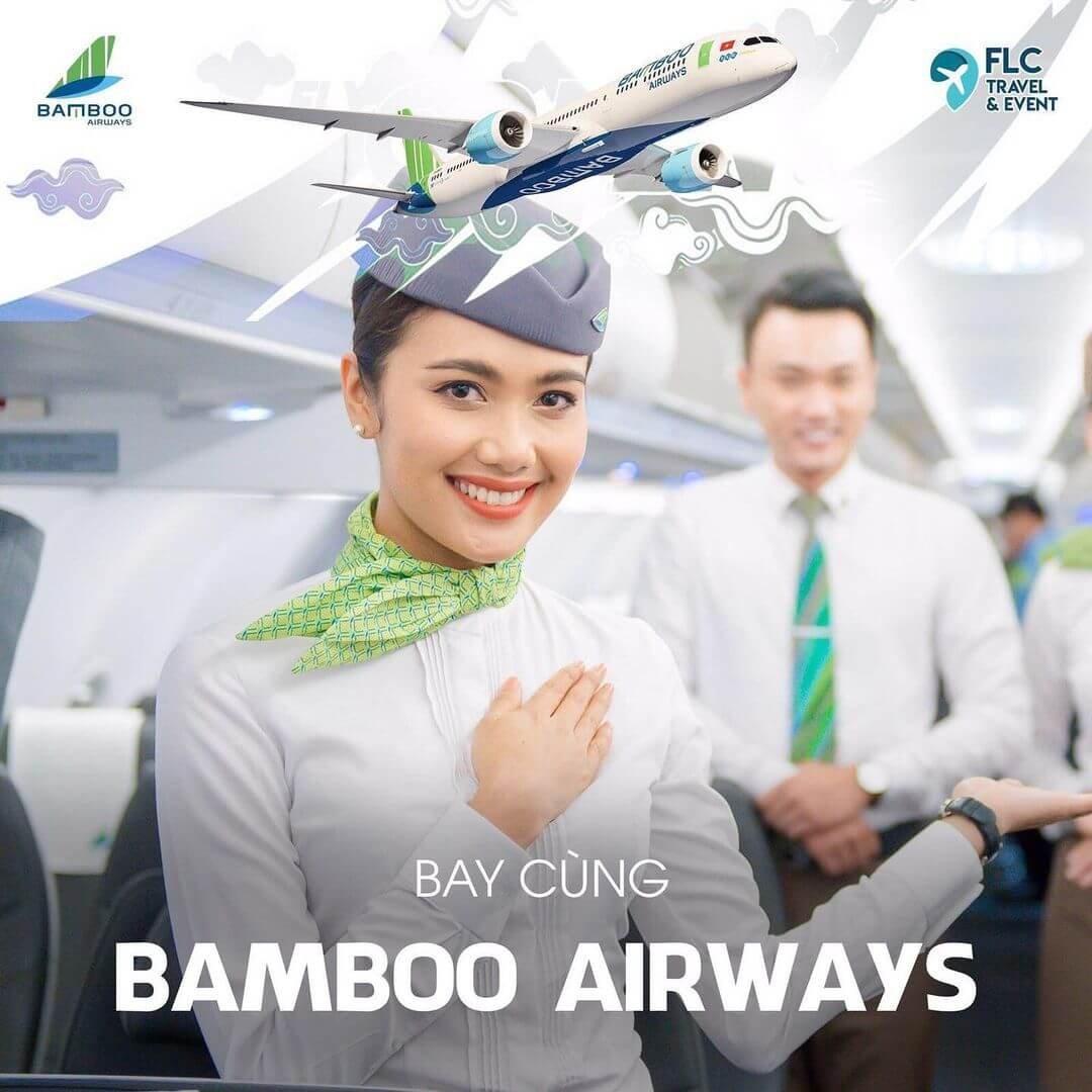 Bambo Airways đang là hãng bay được nhiều người lựa chọn cho chuyến du lịch Vĩnh Hy từ Hà Nội. Ảnh: bamboo.airways