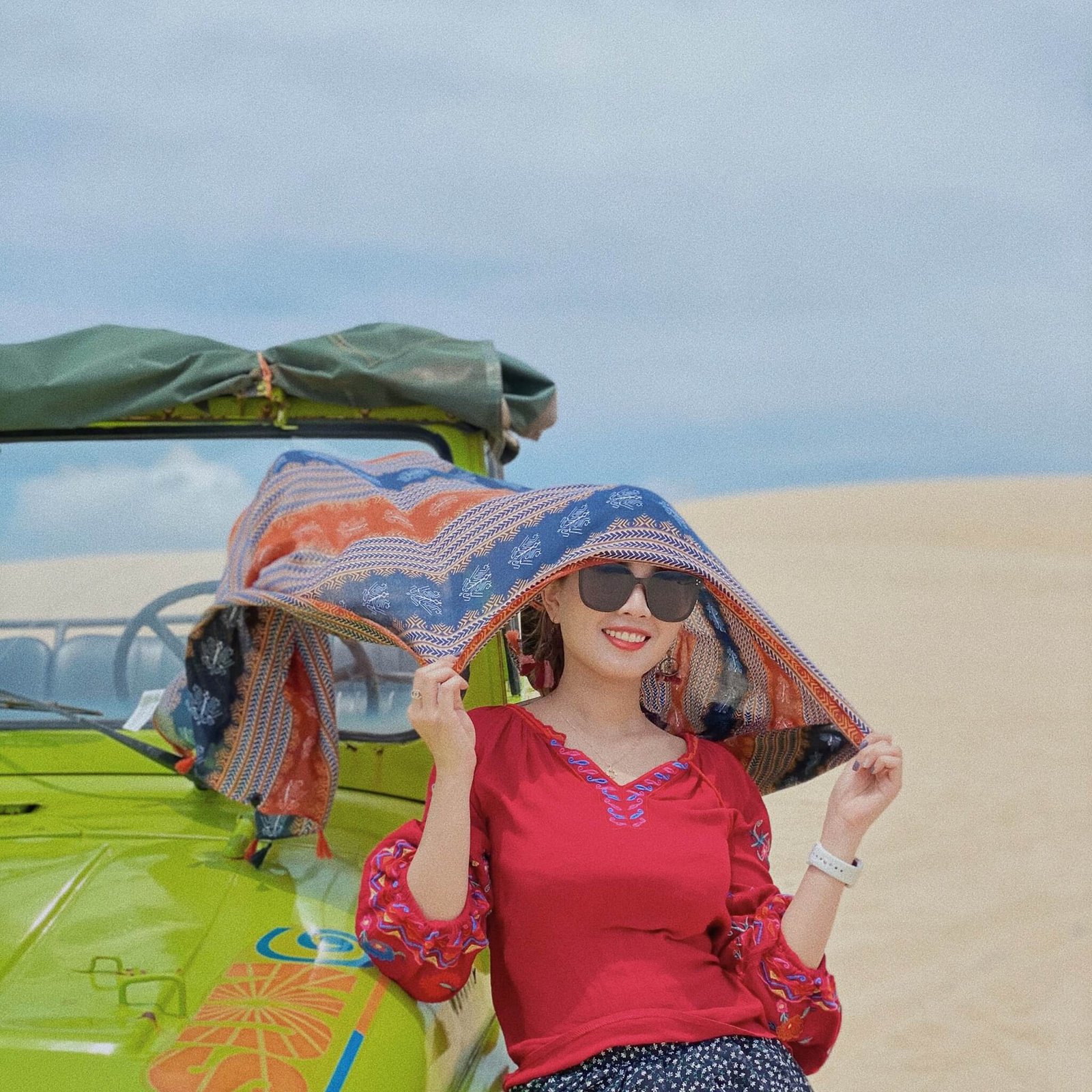 Ngoạn cảnh vẻ đẹp hoang sơ đồi cát Mũi Dinh trong tour Ninh Thuận với gồm các điểm đến nổi tiếng nhất. Ảnh: Ha Nguyen