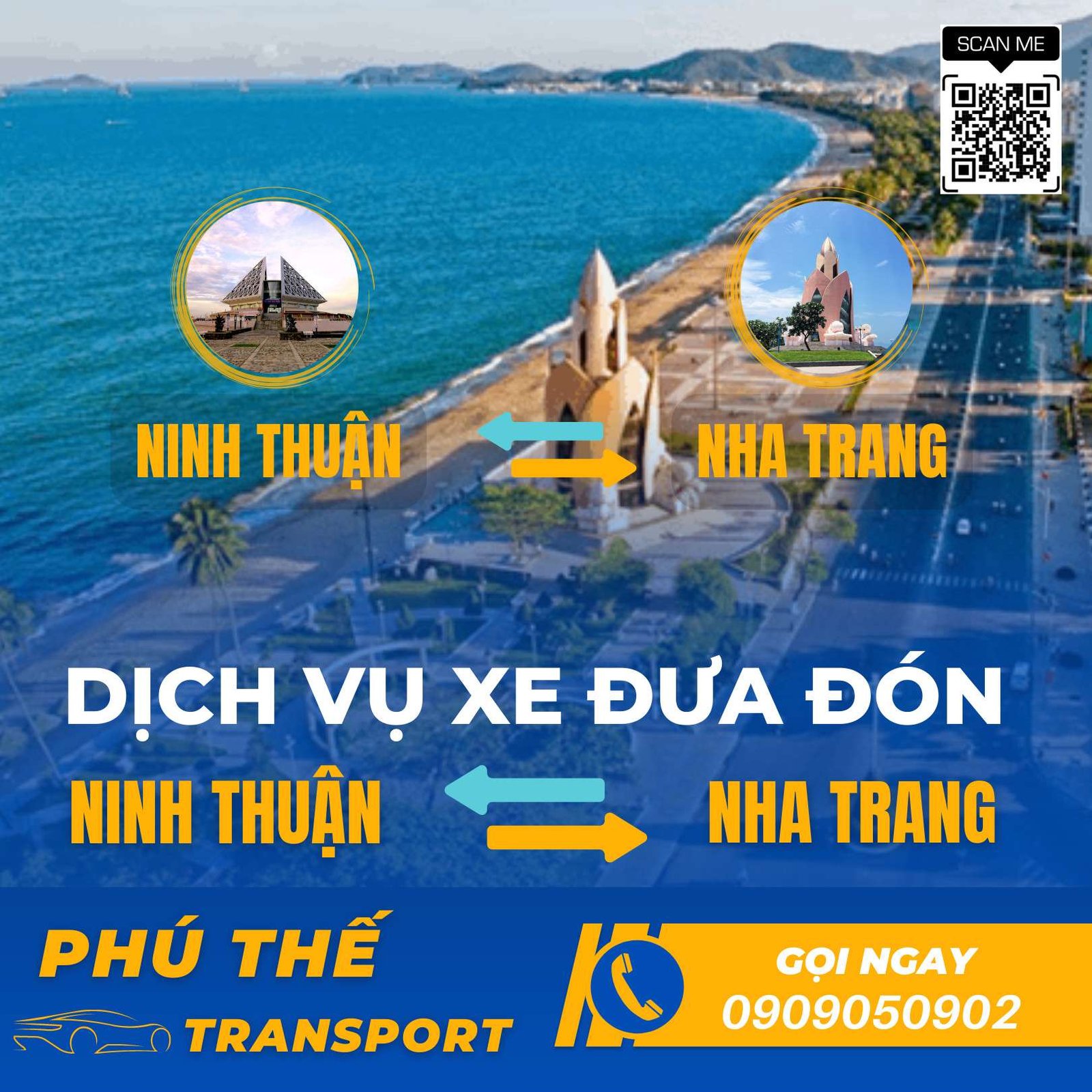 Đặt thuê xe Ninh Thuận đi Nha Trang và ngược lại với chất lượng và giá tốt nhất. Ảnh: AD