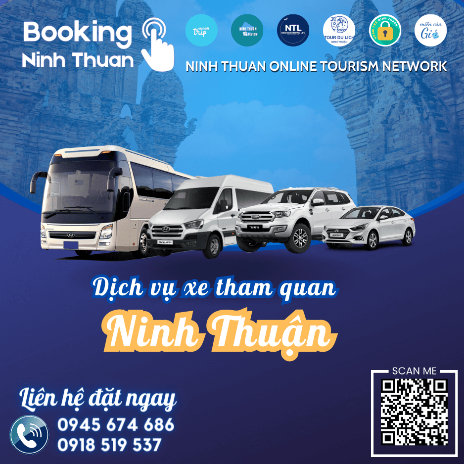 Đặt thuê xe du lịch tham quan Ninh Thuận theo tuyến giá tốt nhất tại Tourdulichninhthuan.vn